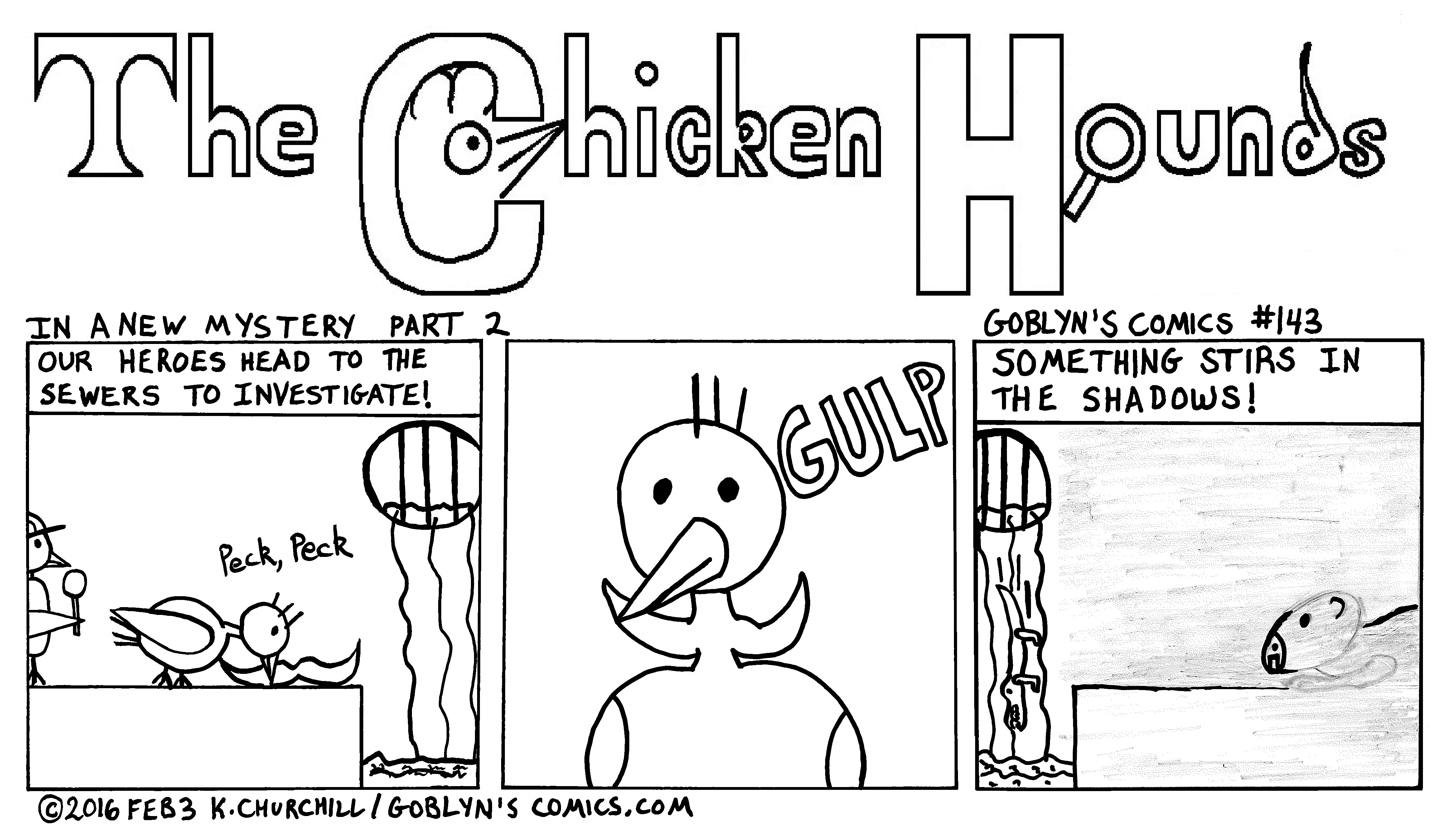 Chicken Hounds in the Sewers
